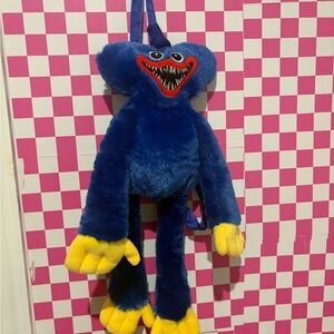 Source Unknown Blue and Yellow Plush Creature